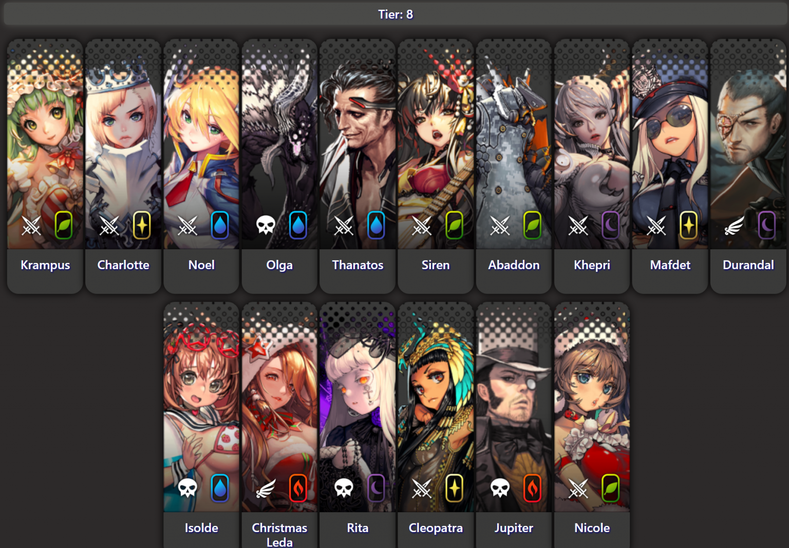 Type soul tier. Колода в Destiny child. Blade and Soul Tier list PVE. Souls Tier list. Blade and Soul Tier list classes.