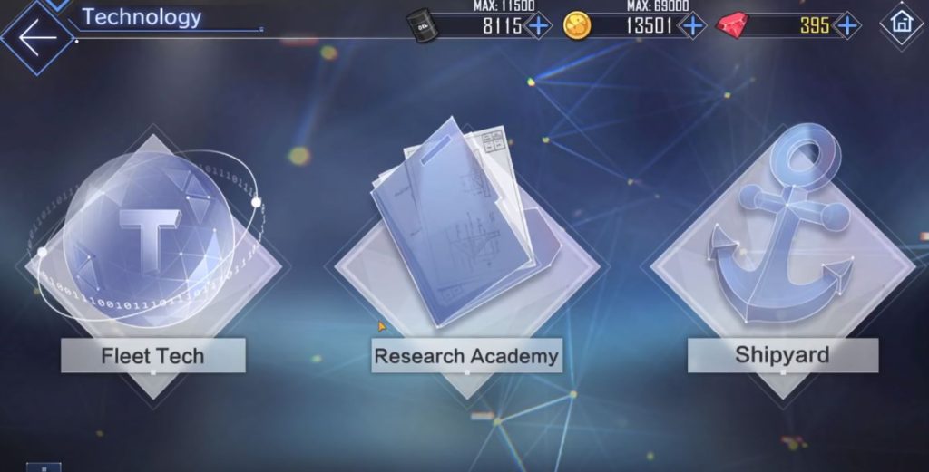 azur lane research projects